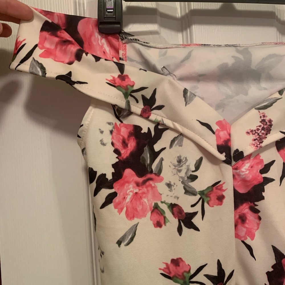 Off the shoulder A-line || Retro Dress